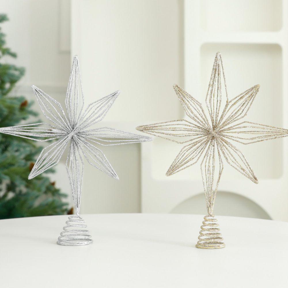 LED Christmas Tree Toppers Lights Glitter Christmas Tree Decoration Shopping Mall