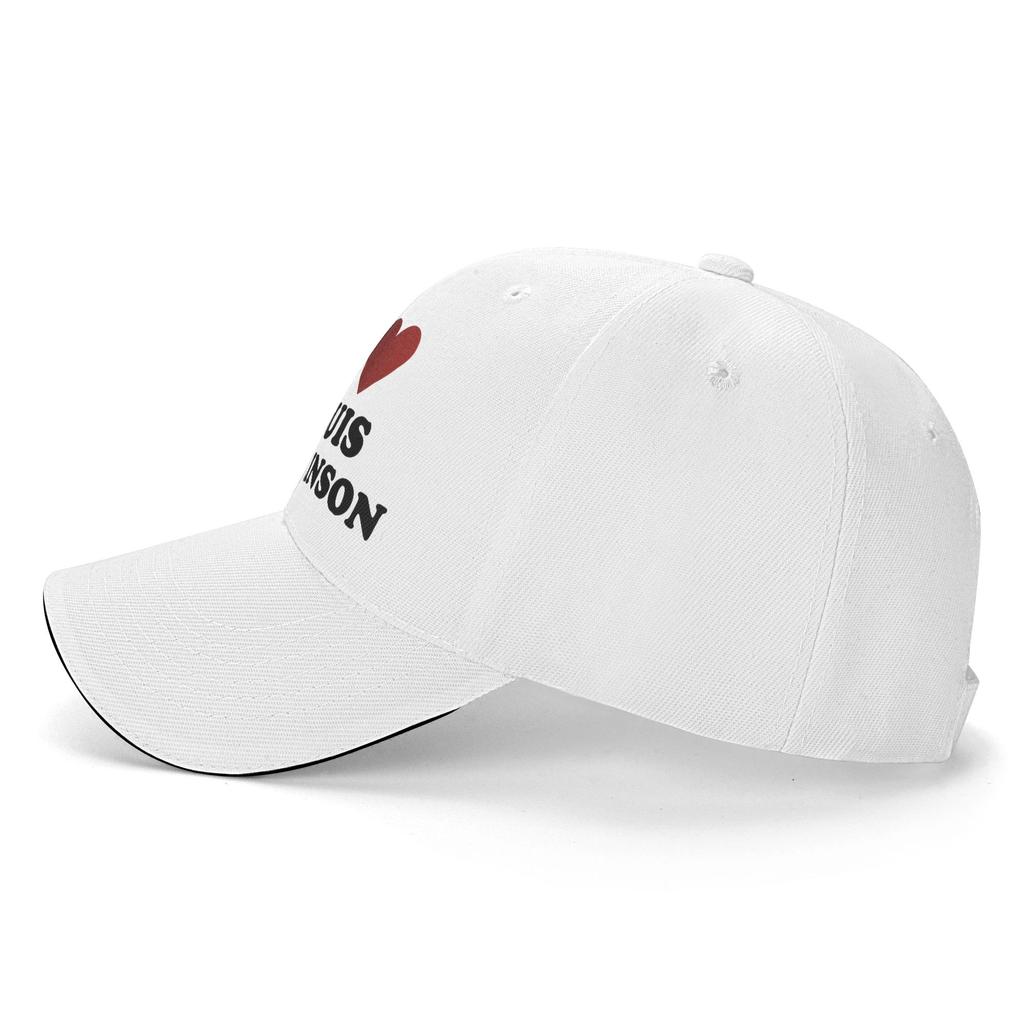 I love Louis Tomlinson Baseball Cap  y2k Cute Trucker Hat Summer Female Male Outdoor Gym Baseball Caps