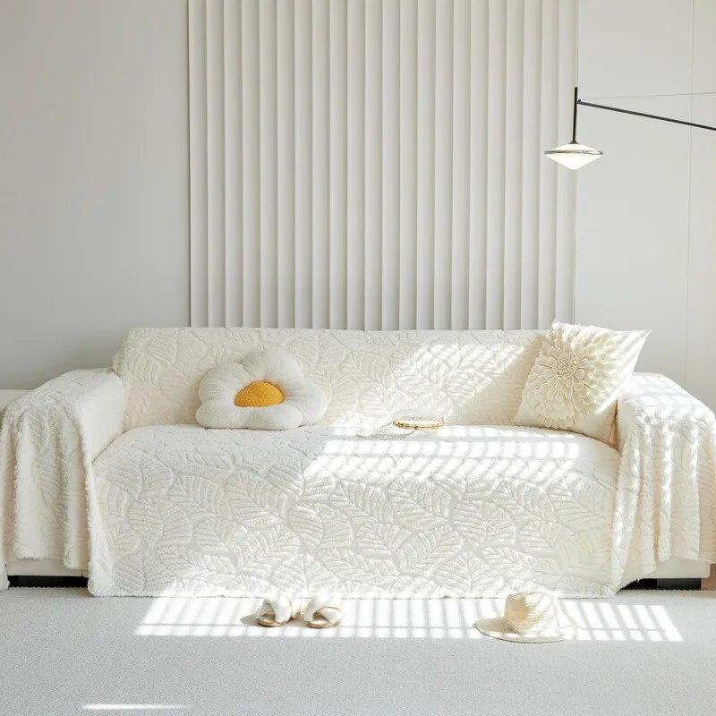 

Осень-зима утолщенный хлопковый бархатный диван-полотенце плюшевая подушка 1/2/3/4/местный чехол для дивана однотонная ткань с полной оберткой 180x130cm1pcs