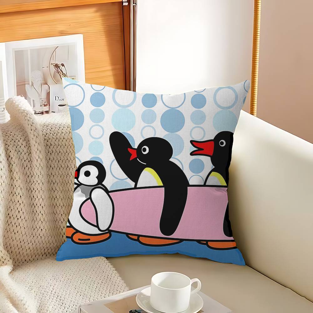 Cartoon Niedlich Pingu Pinguin Anime Kissenbezug Sofa Kissenbezug Heim Zimmer Dekoration Kinder Geschenk