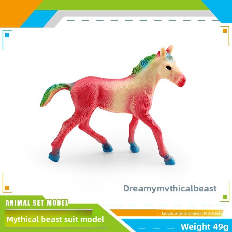 Unicorn Figurine Collectible Pvc Model For Kids Fantasy Animal Decor Play Toy