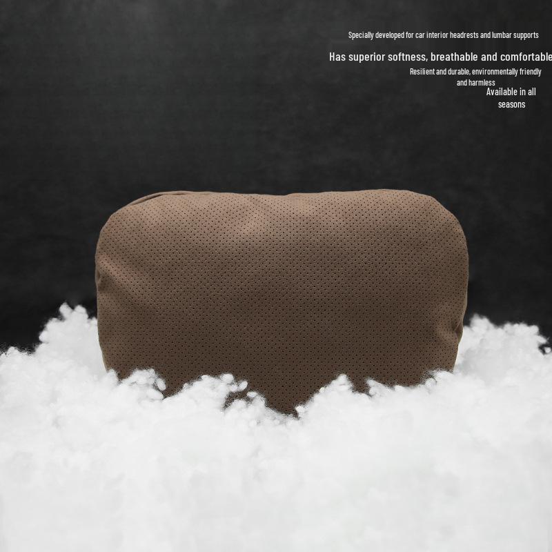Tesla & Mercedes-Benz S-Class Compatible Neck & Lumbar Support Pillows: Maybach, Suede, and DuPont Cotton Options