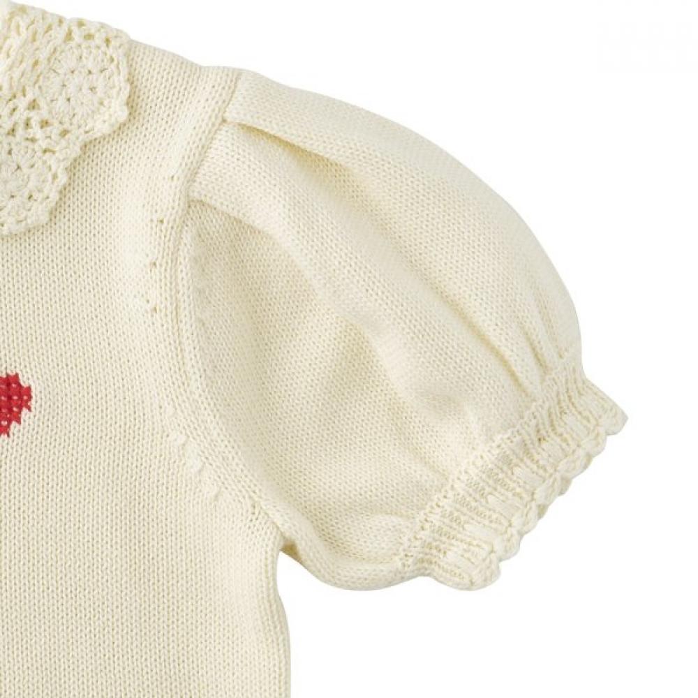 Bonton Lace Collar Sweater 7617t 302 01