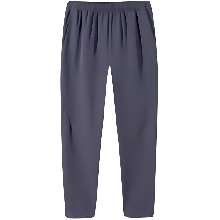 Anta Casual Simple Solid Color Straight Leg Elastic Knitted Sports Pants Men Bottoms Dark-Gray 952517503-1