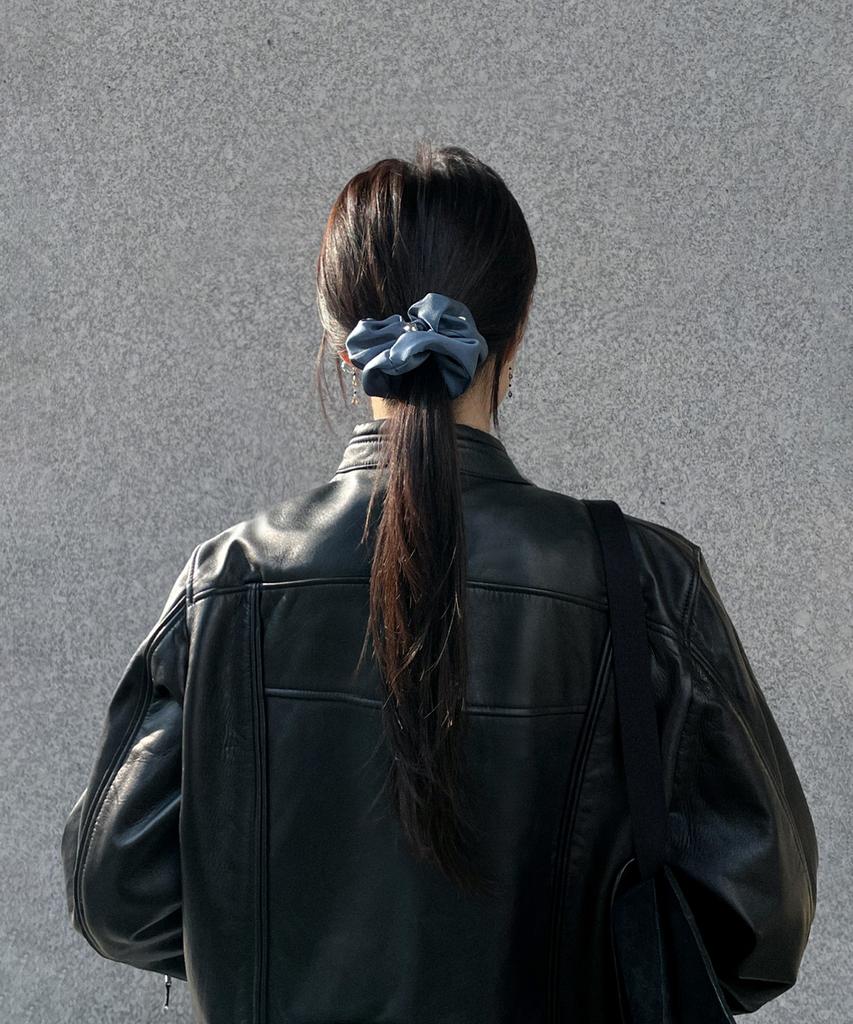 Ourthings Classic Blue Scrunchie