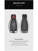 Real Carbon Fiber Key Cover for Mercedes-Benz C-Class, S-Class, GLA200, GLC260