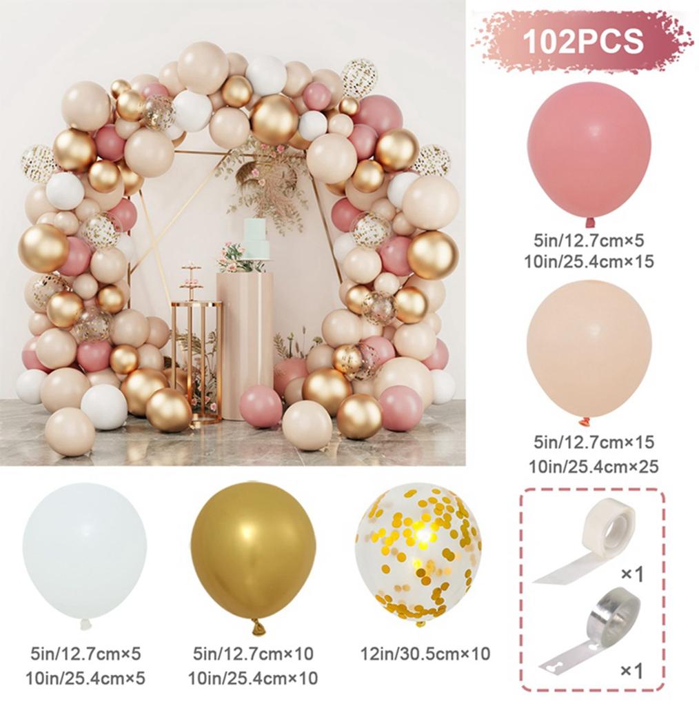Retro Pink Pastel Macaron Balloons Garland Arch Kit Wedding Birthday Party Decoration Girls Baby Shower Rose Gold Ballon Chain