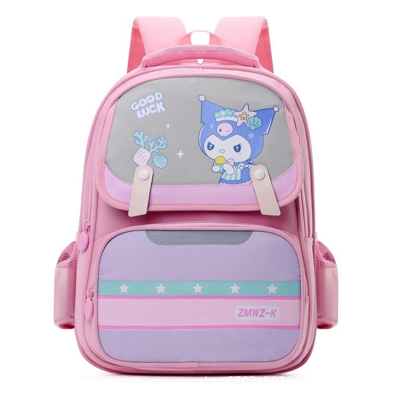 Elementary school bags Boys and girls cartoon breathable backpack 123rd to 6th grade spine protection burden reduction children's backpack