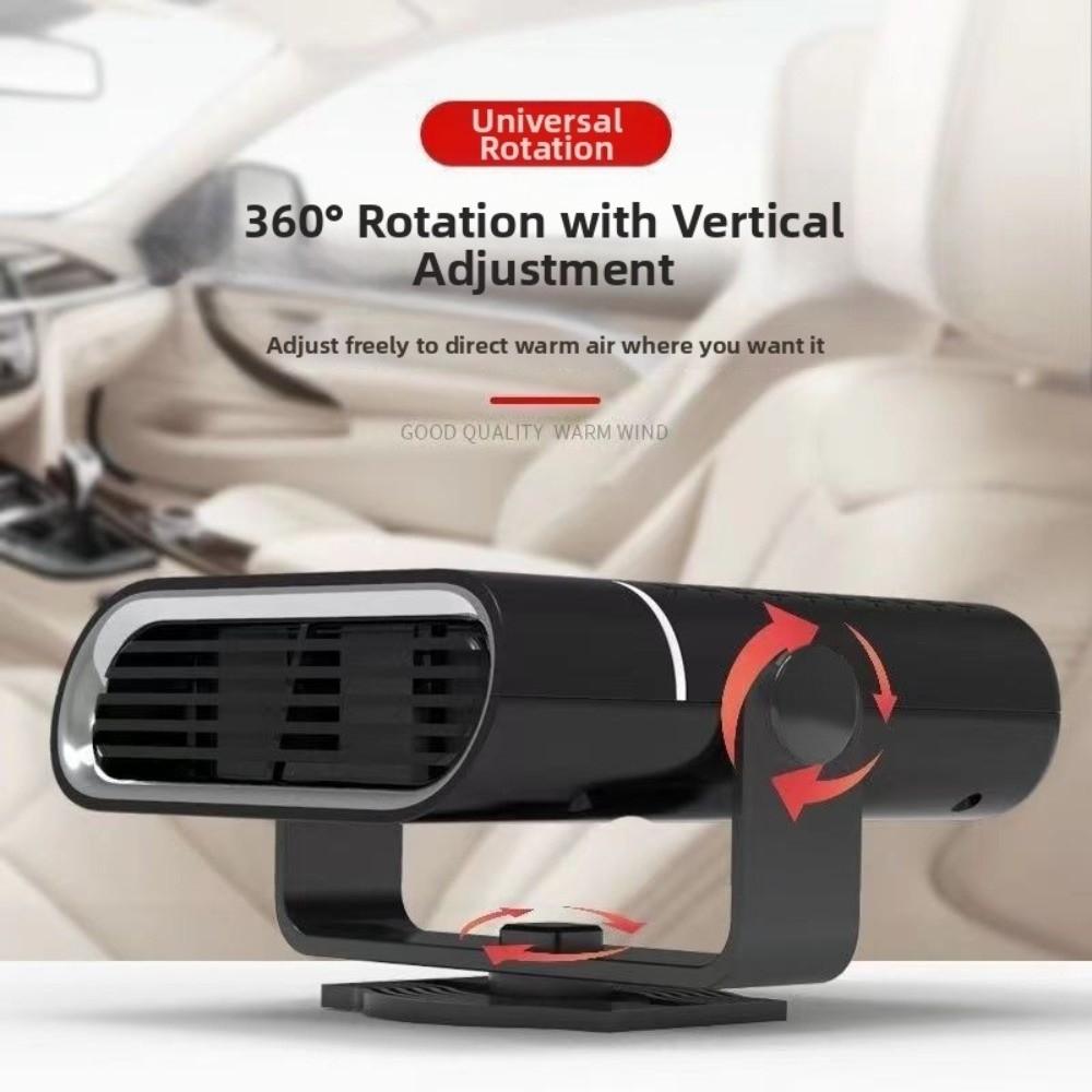 Heating and Fan Modes Car Heater Fan Plastic Car Demister Fan Vehicle Heater Fan Vehicle Interior