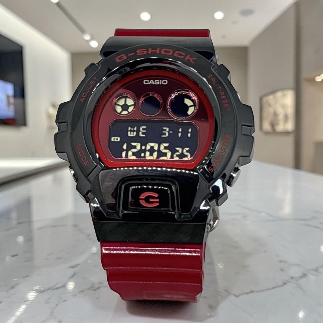 

Casio G-Shock GM-6900B-4JF Цифровые мужские часы с металлическим покрытием Красные Ударопрочные
