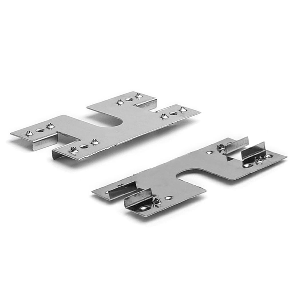 50pcs PV Grounding Conductive Sheet Gasket Solar Panel Cable Clamp PV Grounding Clip Washer Sheet 28x50mm