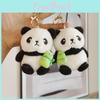 Chaveiro de Panda de Pelúcia Bichinho de Pelúcia Animal de Pelúcia Macio Acessório de Chaveiro Presente