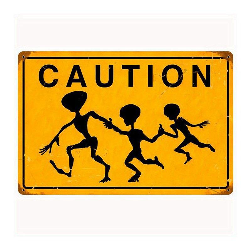 No SMOKING Vintage Metal Tin Sign, Stay Postive Wall Stickers for Club, Home Decor, Warning Sign, Gift, TIKI Bar Art Posters