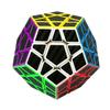 Carbon Fiber Sticker Megaminxeds Magic Cube Puzzle 3x3 Megaminx Speed Cube Puzzle Gift Educational Toy for Children