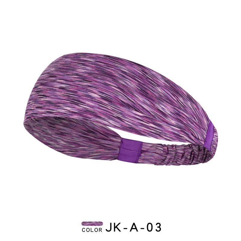 

Summer Exercise Hair Band Outdoor Running Fitness Yoga Sweat-Absorbing Hair Band Color Male Women s Scarf Anti-Sweat Band JK-A-03 purple All yards