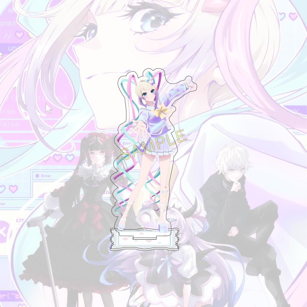 Anime NEEDY GIRL OVERDOSE 15 cm Acrylic Standing Figure Model Desktop Decoration Fan Collection Gift Keychain