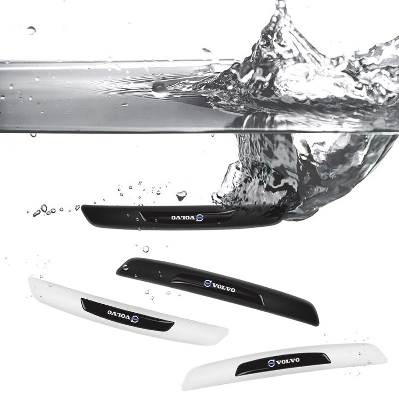 4Pcs Rubber Anti Collision Strip Car Door Rearview Mirror Protector Stickers For Volvo EX30 XC60 XC40 V60 V40 XC90 XC70 V50 S60
