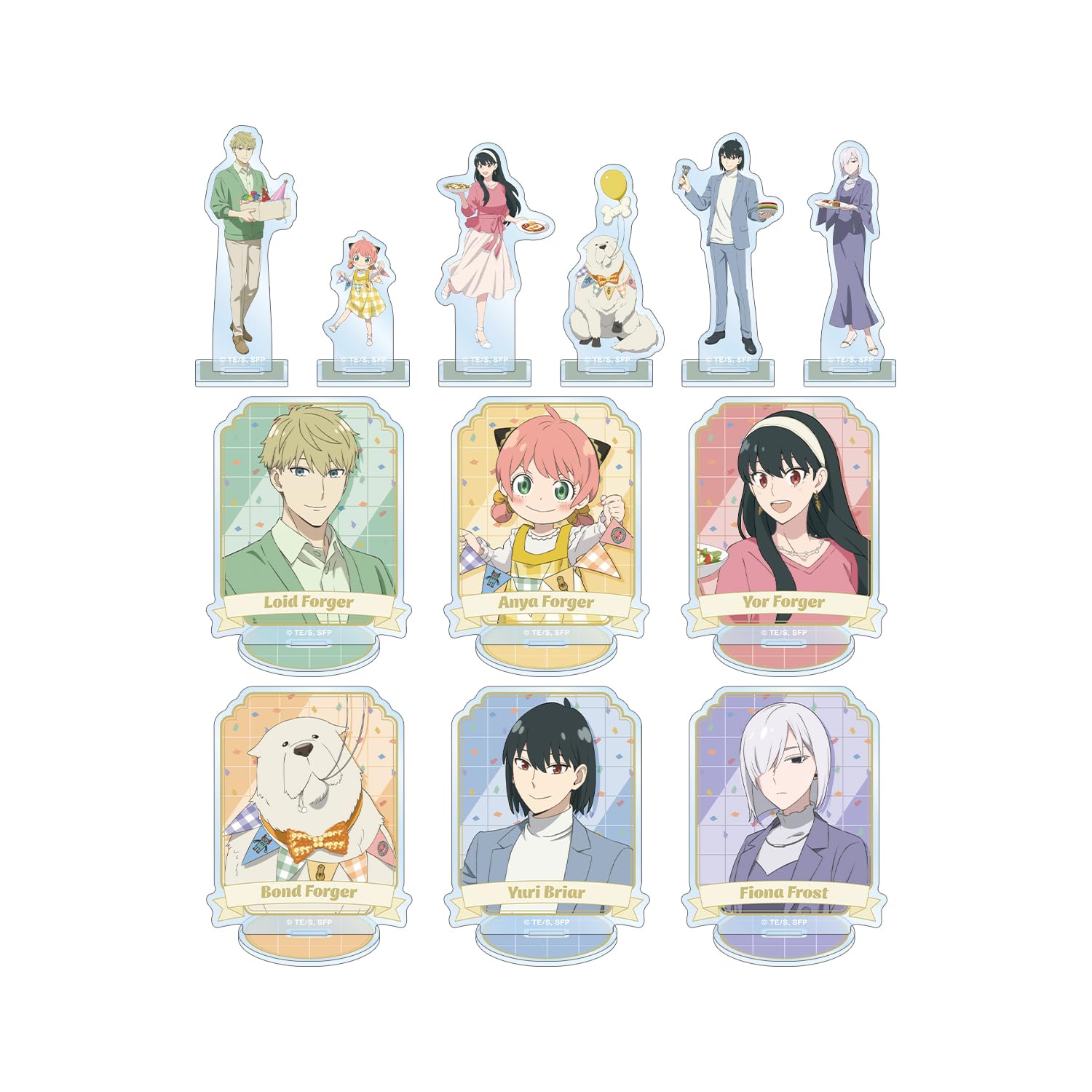 

SPY x FAMILY Original Holiday Party Trading Acrylic Box of 12 Ver. Stands,