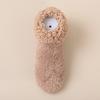 Women's Plush Slipper Socks with Anti-Slip Sole, Thick Coral Fleece Winter Floor Socks for Home and Sleep, 1 Pair