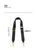 Black Wide Replacement Shoulder Strap for Hobo Cotton/Nylon Crossbody Bag or Backpack