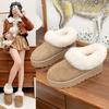 Thick-soled velvet thickened snow boots women's 2025 new winter Sangpo Village warm fluffy shoes Northeast cotton shoes