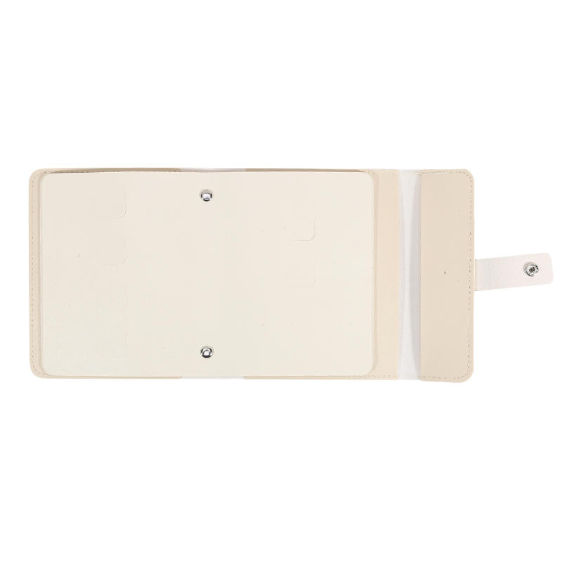 Portable PU Jewelry Storage Bag for Women Travel Essential Lightweight Anti-Scratch Earrings Organizer Accessory Pouch