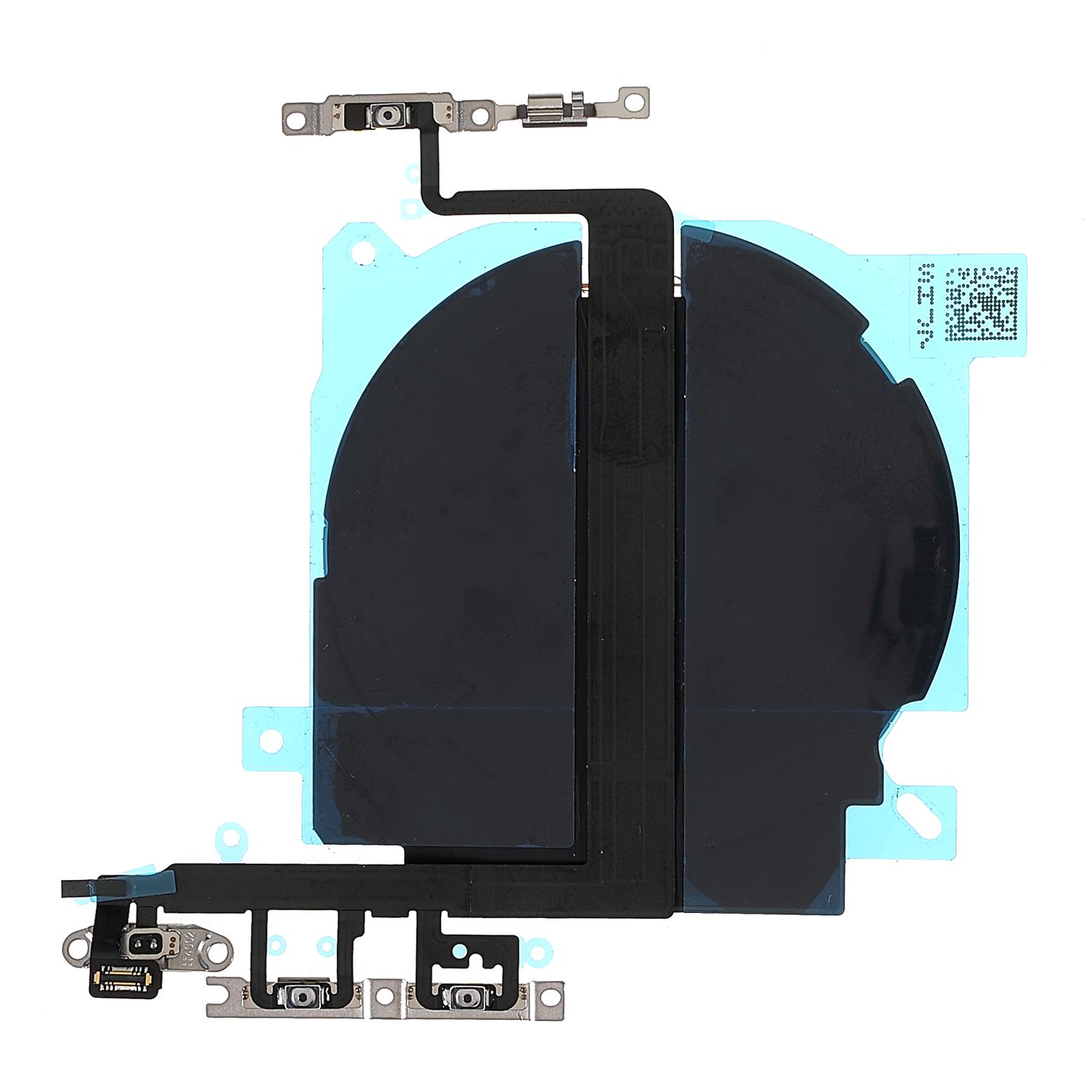 

For iPhone 13 6.1 inch OEM Wireless Charging Port Cable+Power On/Off and Volume Buttons Flex Cable (without Logo) A
