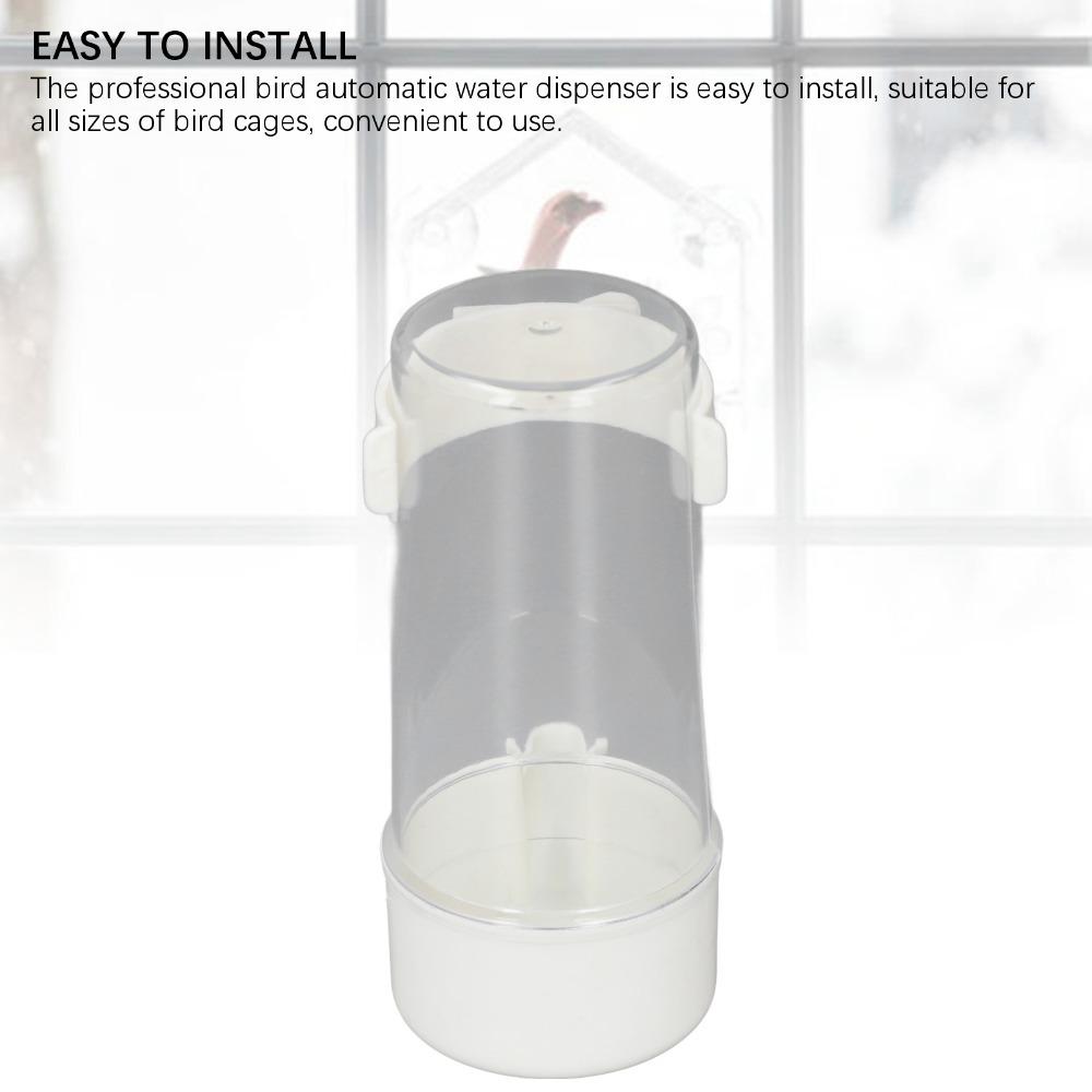 6pcs Buckle-Style Birds Cage Water Feeder Automatic Hanging Bird Water Feeder Bird Cage Use