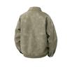 Mark Fairwhale Men's Casual Faux Leather Lapel Jacket