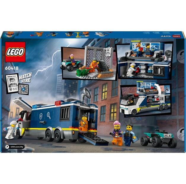 LEGO City 60418 Police Crime Lab Truck