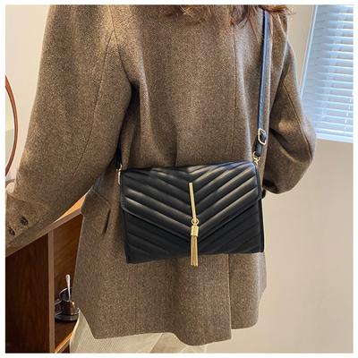 Casual borduurgaren tas dames 2 mode messenger bag eenvoudige en populaire schouder kleine vierkante tas