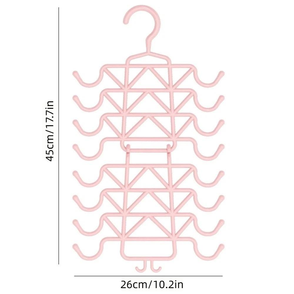 Traceless Multi-Layer Bra Hanger Non-Slip Curved Hook Scarf Rack Sturdy Multi-Functional Vest Organizer Wardrobe Space