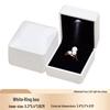 Diamond-Faceted Light-Up Jewelry Box for Rings, Bracelets, and Necklaces