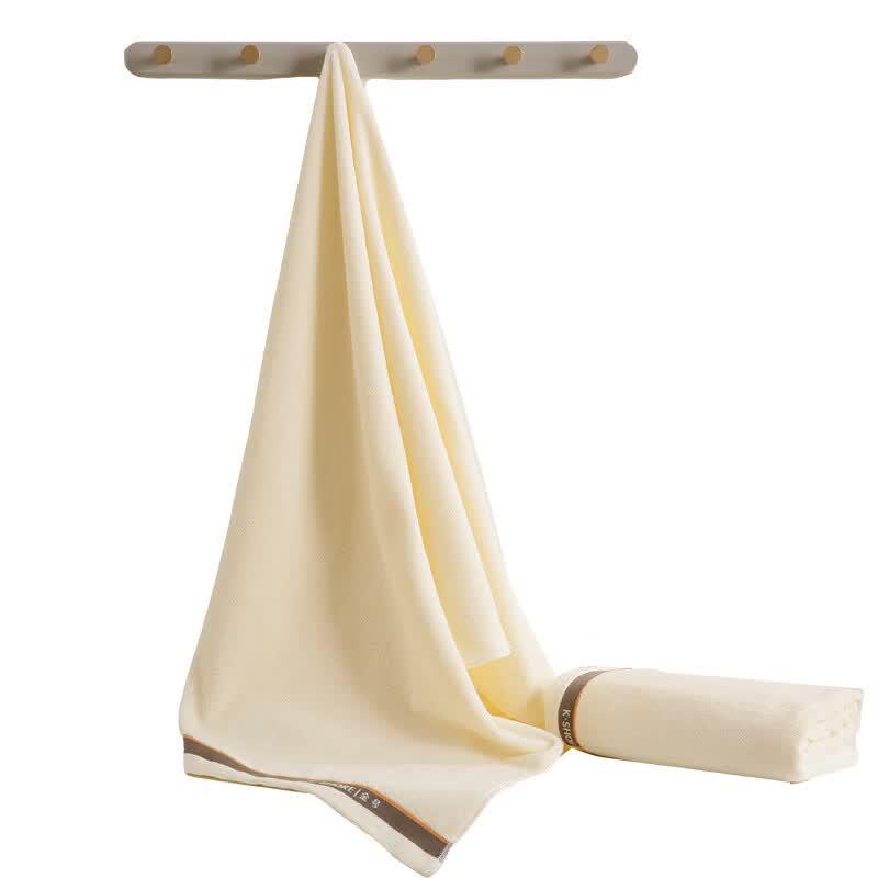 KING SHORE HY3288 Oversized Thick Pure Cotton Bath Towel коричневый