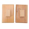 1 Pair Musical Sand Block 10x6cm Wooden Instrument Music Toy for Playing Performance