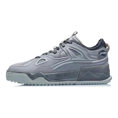 Scarpe da Skate Li Ning CF Leggere Resistenti a Collo Basso Uomo Sneakers Grigio Roccia AGCR289-3