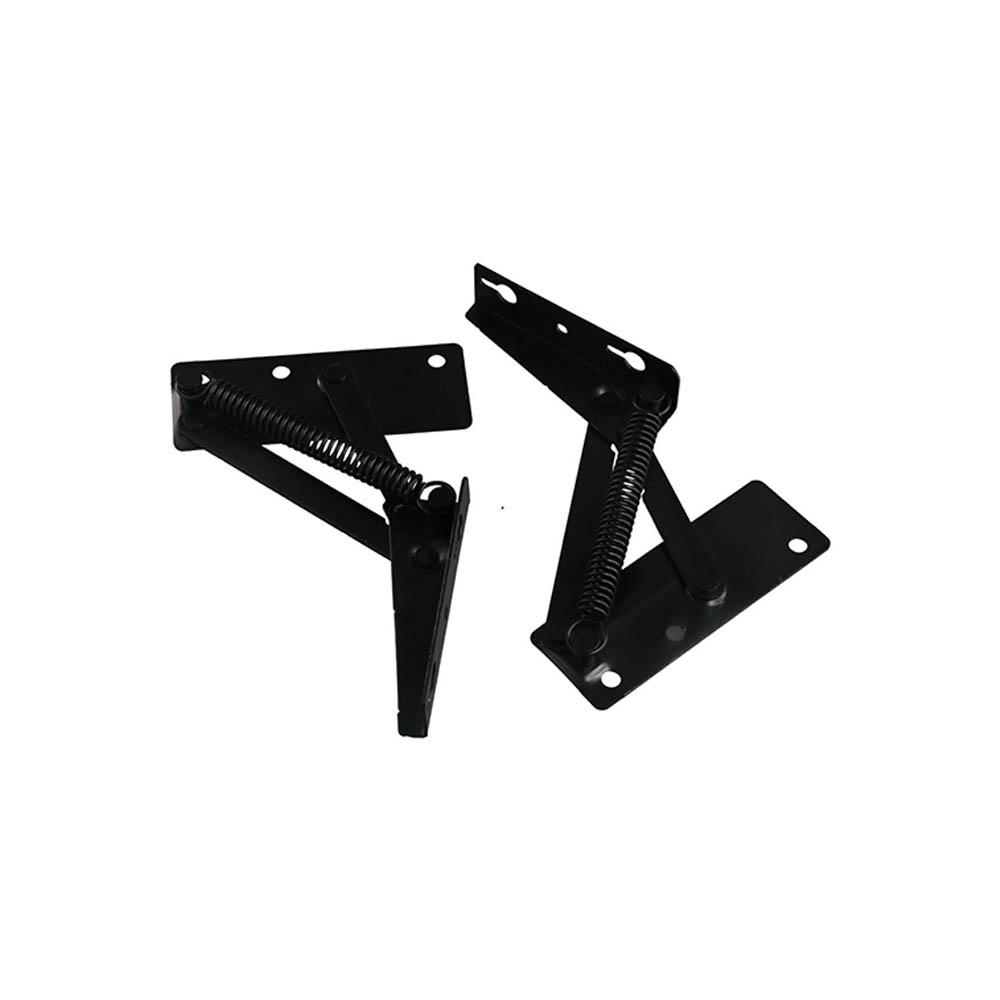 

2pcs Bridge Shaped Lift Up Stay Bracket Cabinet Door Support Durable Spring Hinges Furniture 1pair