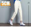 2025 Winter Black Velvet Thickened High-Waist Slimming Loose Harem Jeans for Petite Women