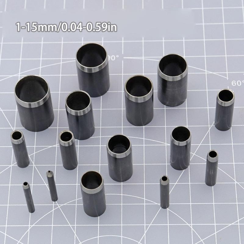 Leather Hole Punch Tool for Belts,Round Hollow Punch Cutter Tool,Leather Punch Tool Set Hole Punch Cutter for DIY Crafts
