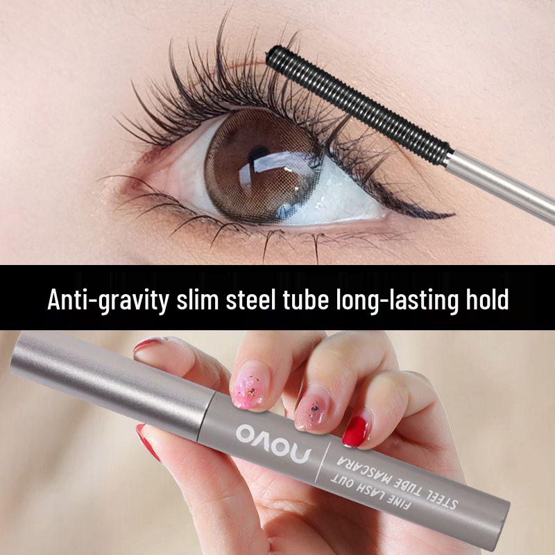 NOVO Wasserfeste Curling & Verlängernde Mascara - Langanhaltend, Nicht verschmierend, Voluminöse Formel