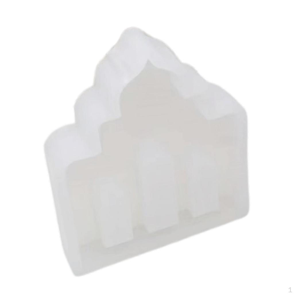 Silicone Ramadan House Moulds DIY Creative Gift Decor Tool, Lightweight, Professional, Portable,