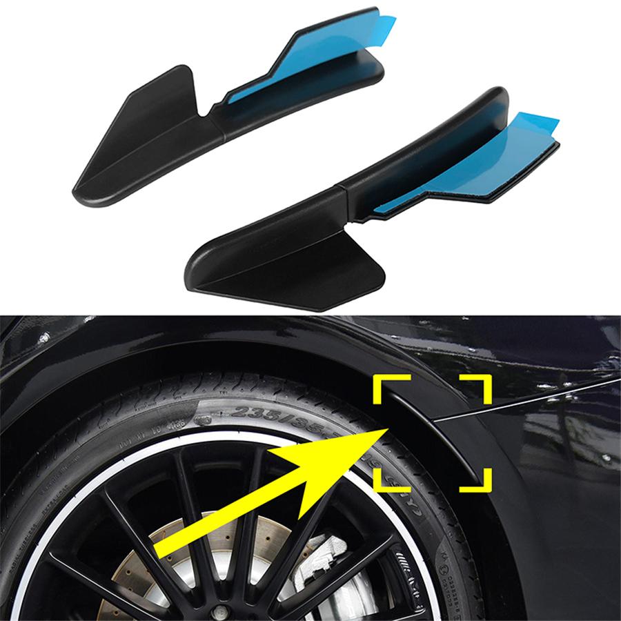 Černé lemy zadních blatníků obočí kola pro Benz CLA180 CLA200 CLA250 CLA45 AMG