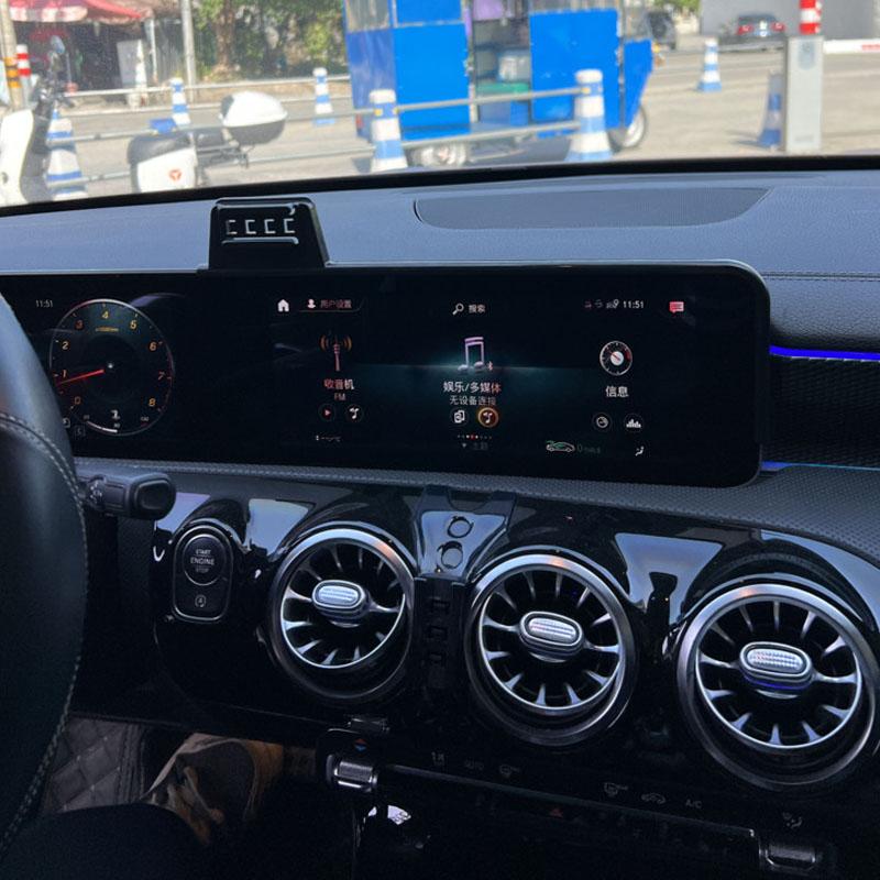 Supporto per Telefono per Auto per Mercedes-Benz GLA H247 2020~2025 Staffa per Schermo di Navigazione GPS Supporto Base Caricabatterie Wireless Accessori Auto