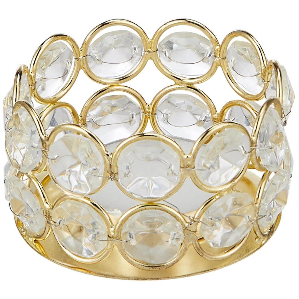 Kristall Teelichthalter | Votivschale für Heimdeko & zum Verschenken (2er-Pack)