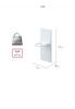 Yamazaki Jitsugyo Magnetic Bathroom Dispenser Holder Tower Set of 3 Shampoo Storage White 4867 3SET