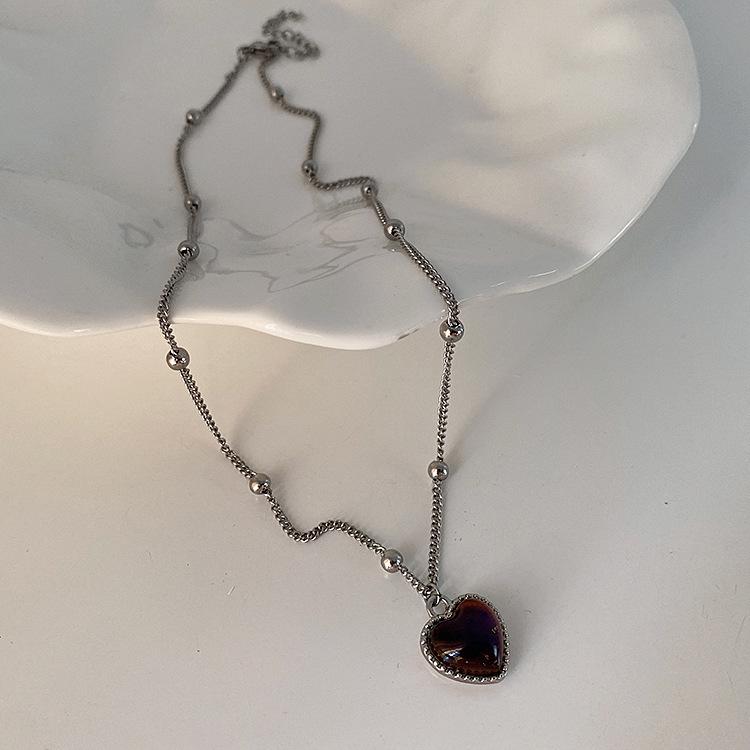 

Ожерелье с подвеской в виде кролика-бабочки во французском стиле в стиле ретро — простая, универсальная цепочка для ключицы