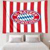 Bayern Munich Print Tapestry, Backdrop, Easy Setup, Ideal for Bedroom, Office & Living Room, with Aesthetic Wall Hanging Decor.
