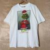 Vintage Grinchwear The Grinch Who Stole Christmas Graphic White Cotton T Shirt Size XL
