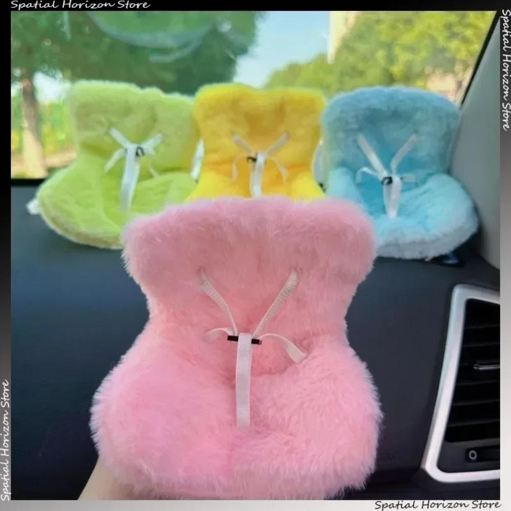 For Labubu Doll Display Seat support Plush toy mini Car Safety Seat Car air conditioning port Decoration Accessories