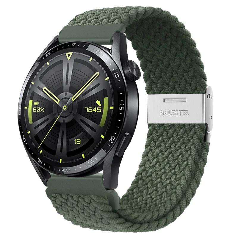 20mm Sport Nylon Strap For Samsung Galaxy Watch 5/6/pro/4/4 Classic/3 46mm/42mm/40mm/44mm Bracelet Active2 Gear S3  22mm Strap
